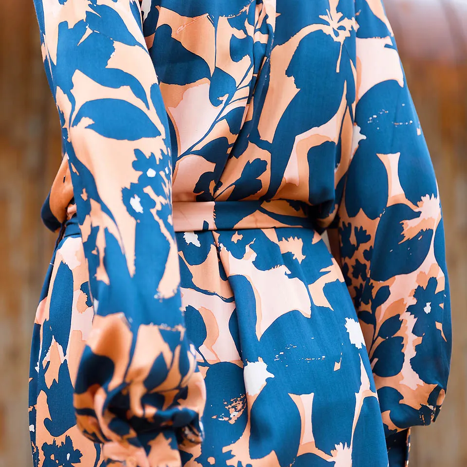 Ecovero viscose shadow flowers satin - See You At Six